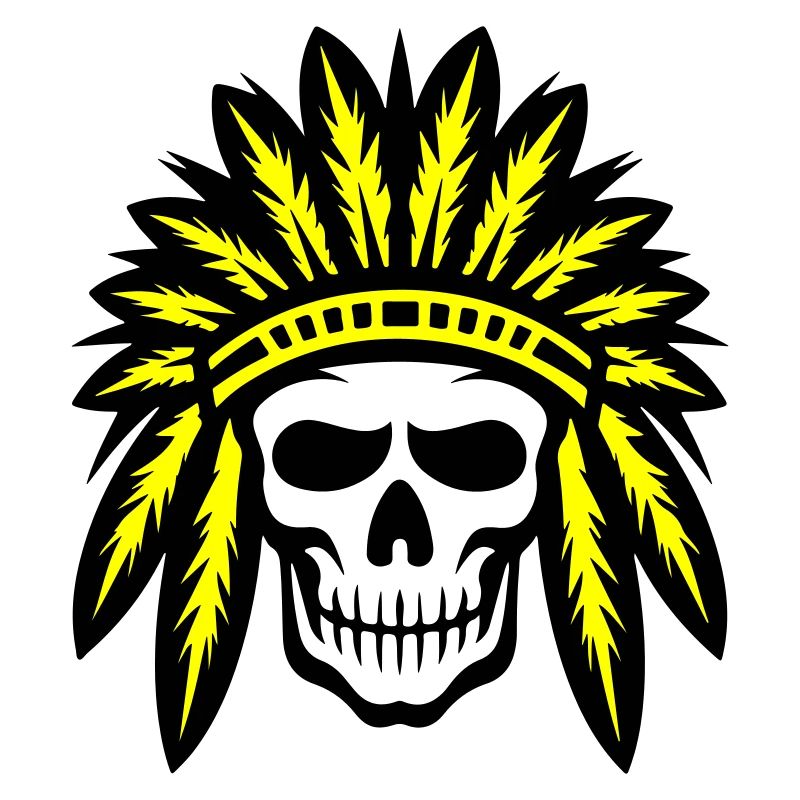 Crâne de chef indien apache