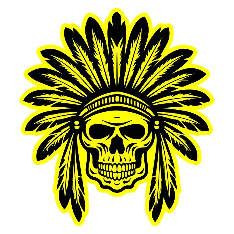 Crâne de chef indien apache