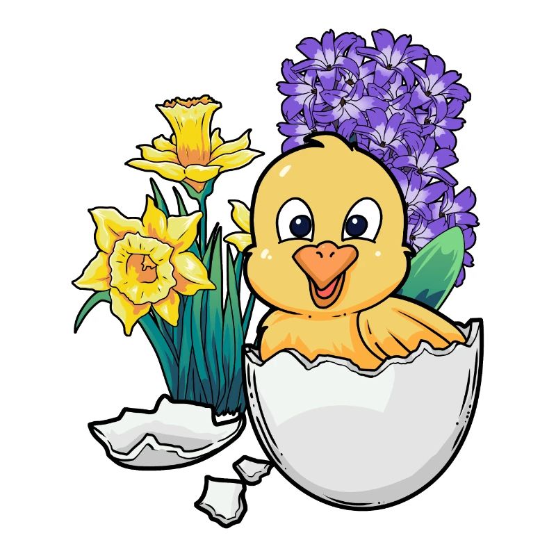 Happy Easter Chicks Easter Egg Children Baby Egg Child