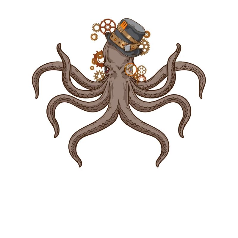 Octopus Steampunk Squid Gift Octopus