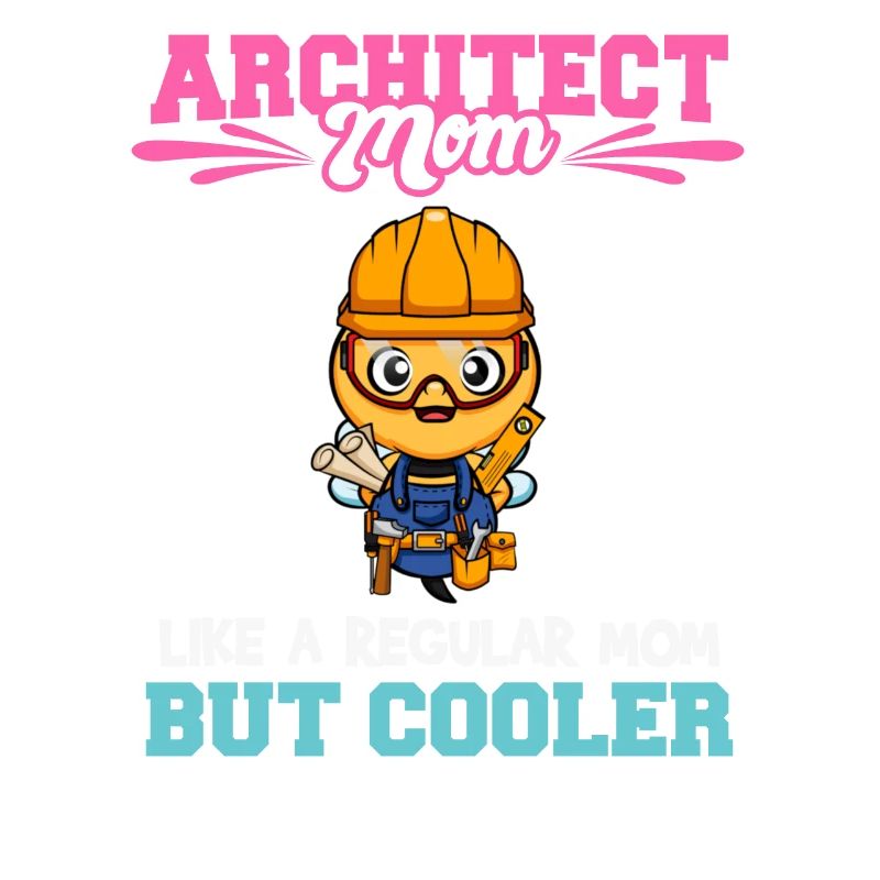 Architecte Maman comme une maman régulière mais plus cool