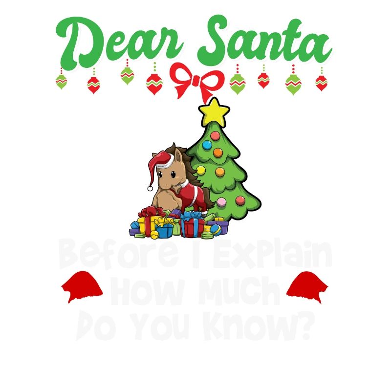 Dear Santa Before I Explain How Much Do You Know