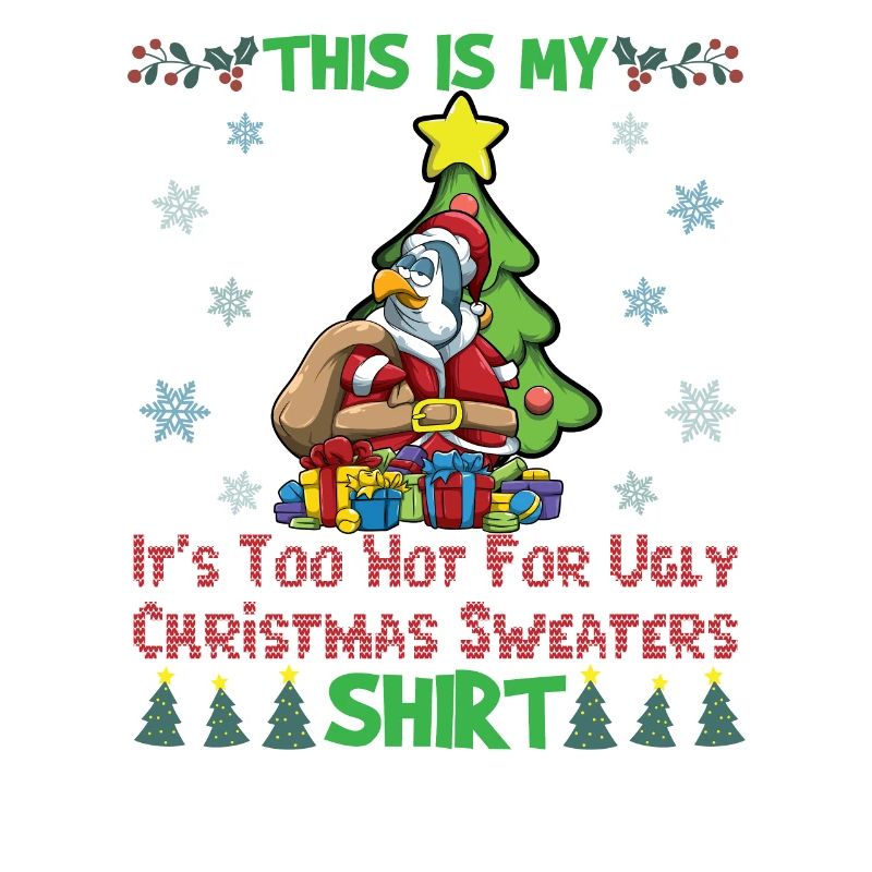 C'est mon pull de Noël il fait trop chaud pour moche