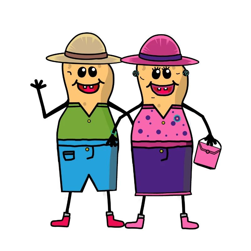 Erdnuss Ehepaar Ehemann Ehefrau Zusammen