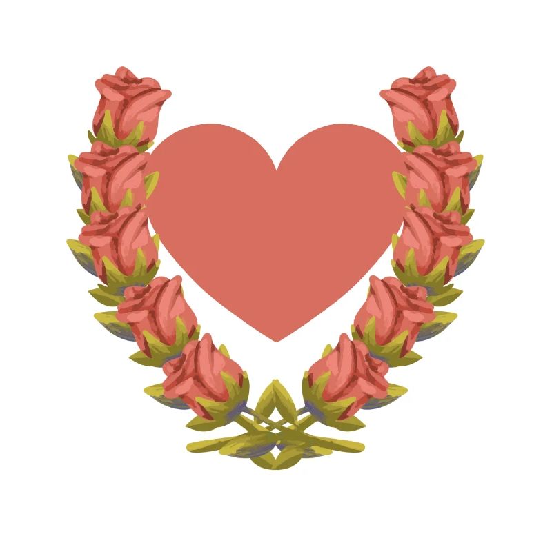 Herz Rosen Muttertag Valentinstag Valentin