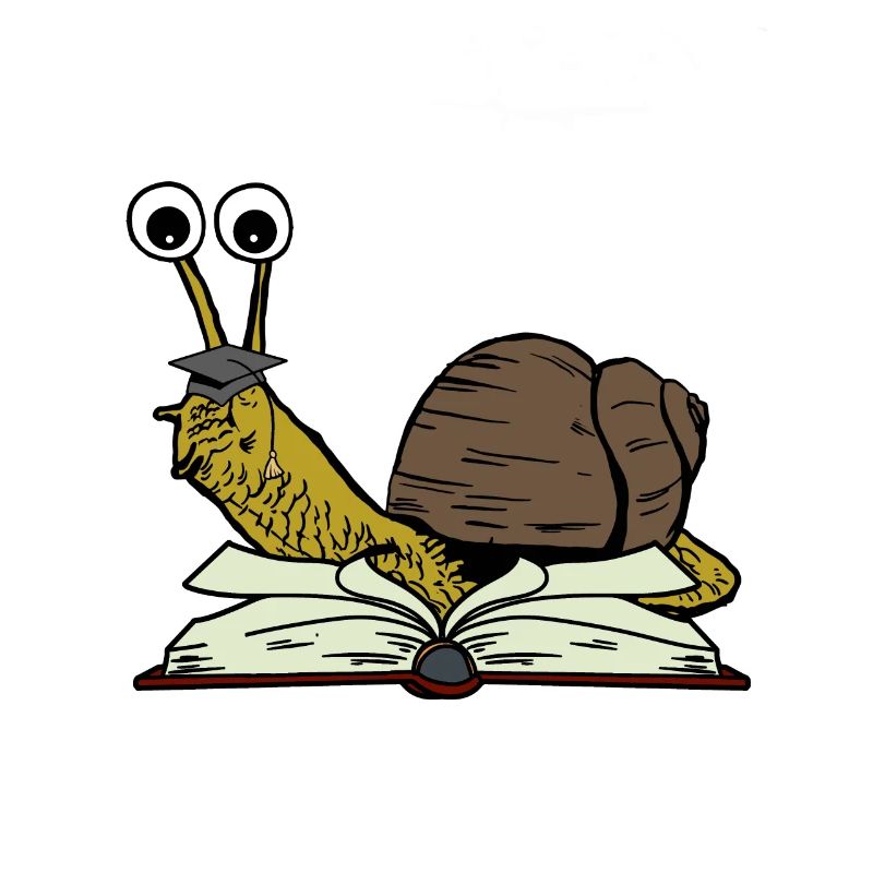 Snail Student Learn to Study Abi
