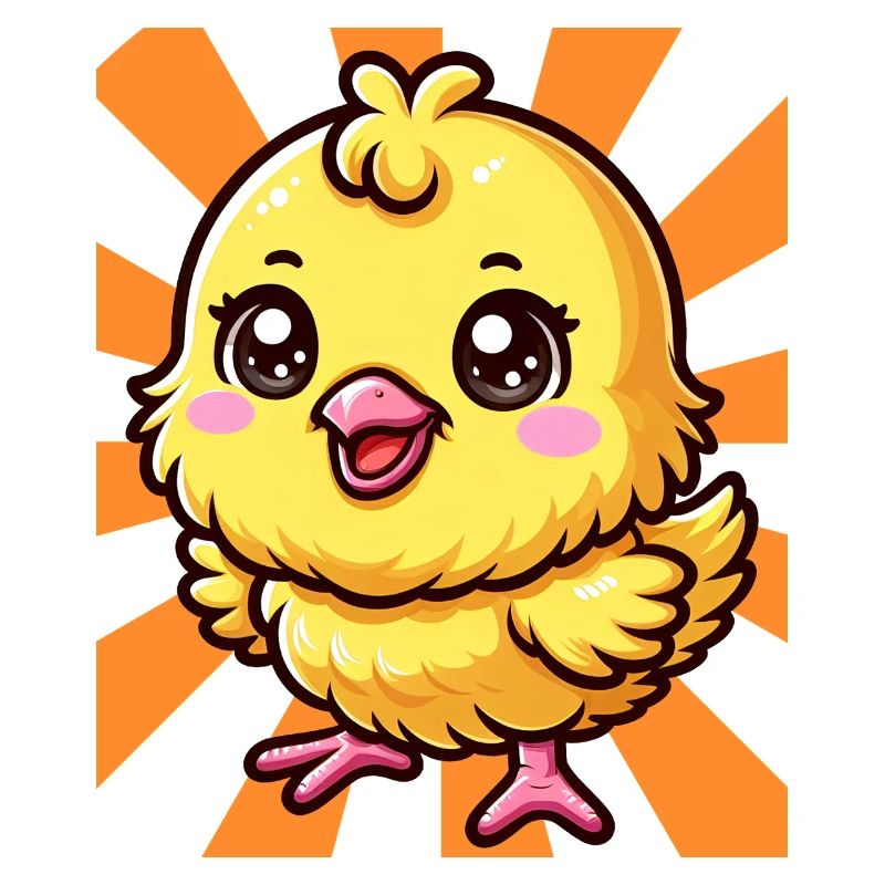 Chick Chicken Chickens Retro 80s 90s
