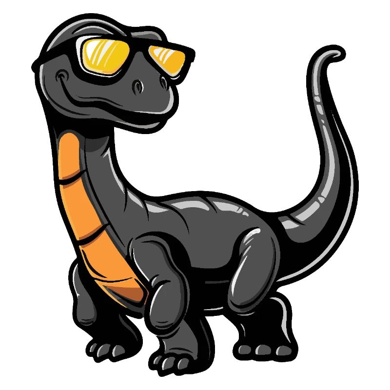 Dinosaurier brontosaurus Cool Comic