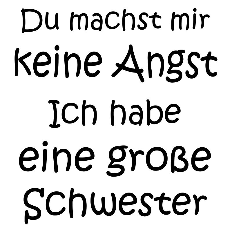 Große Schwester keine Angst. Geschenk
