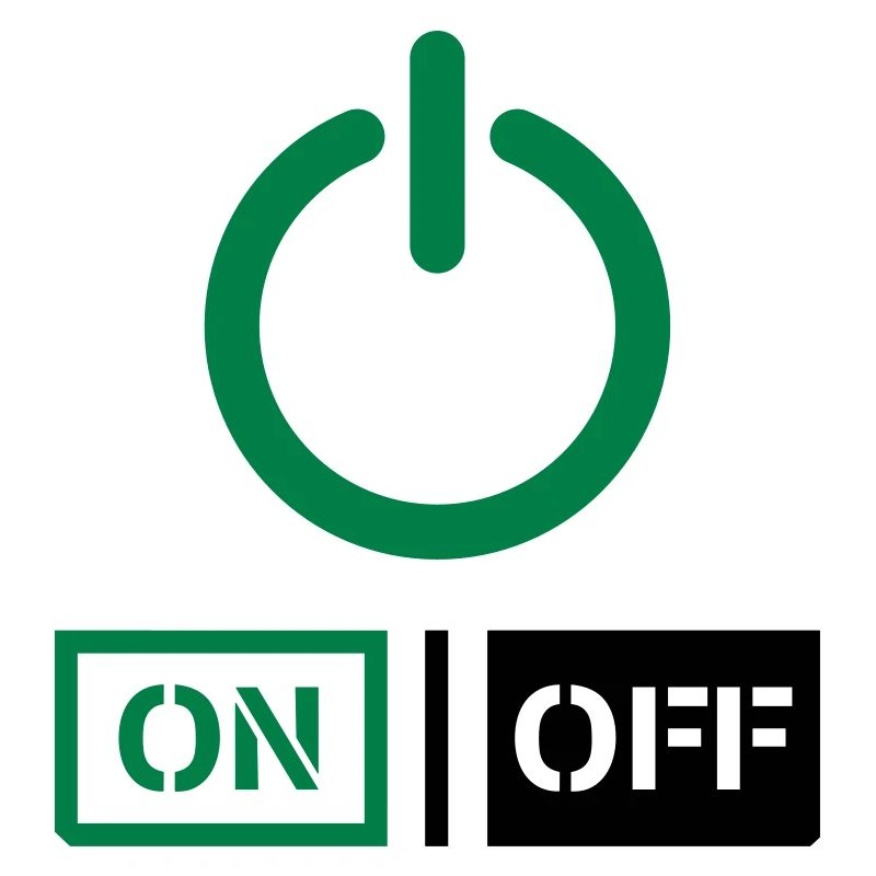 On Off Power Schalter Design