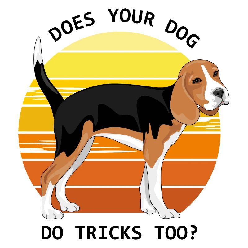 Cute beagle. Does your dog do tricks too?