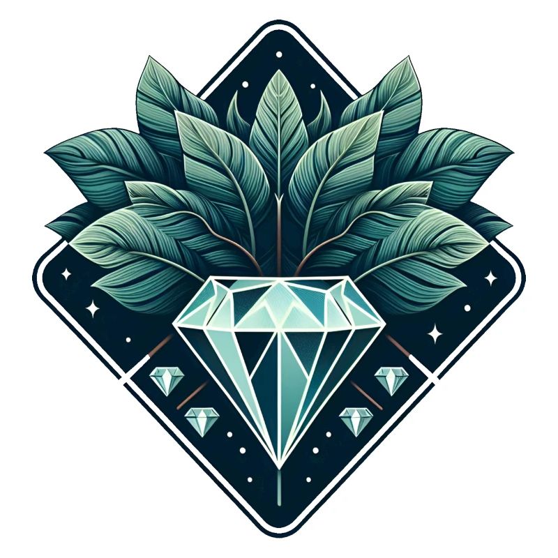 Diamant en fleurs
