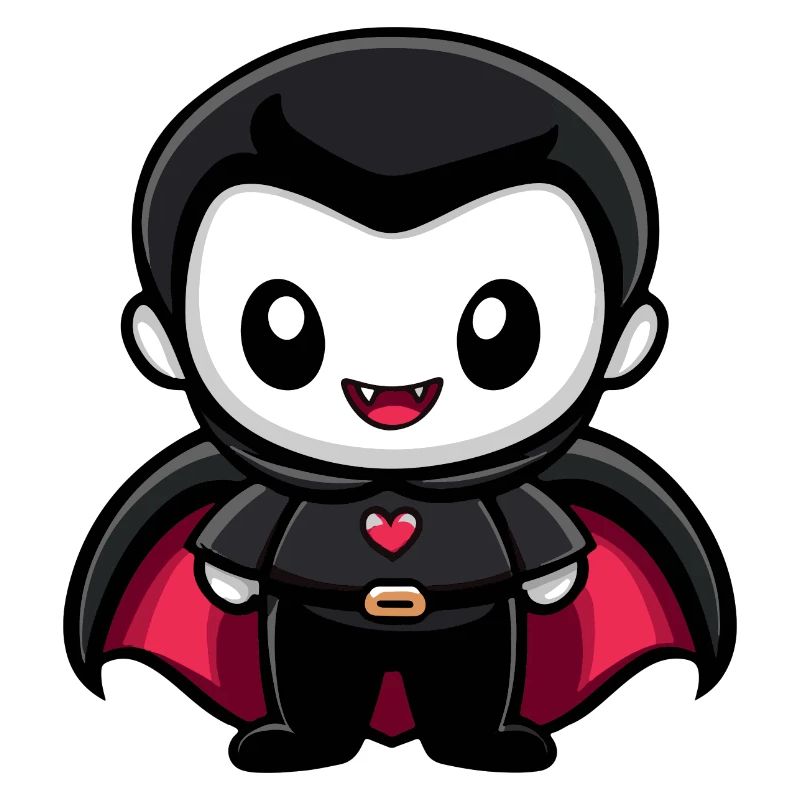 Vampire Halloween Cute Comic