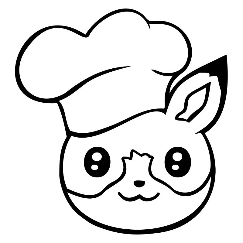 Fox Chef's Hat Chef Cooking Restaurant Kitchen