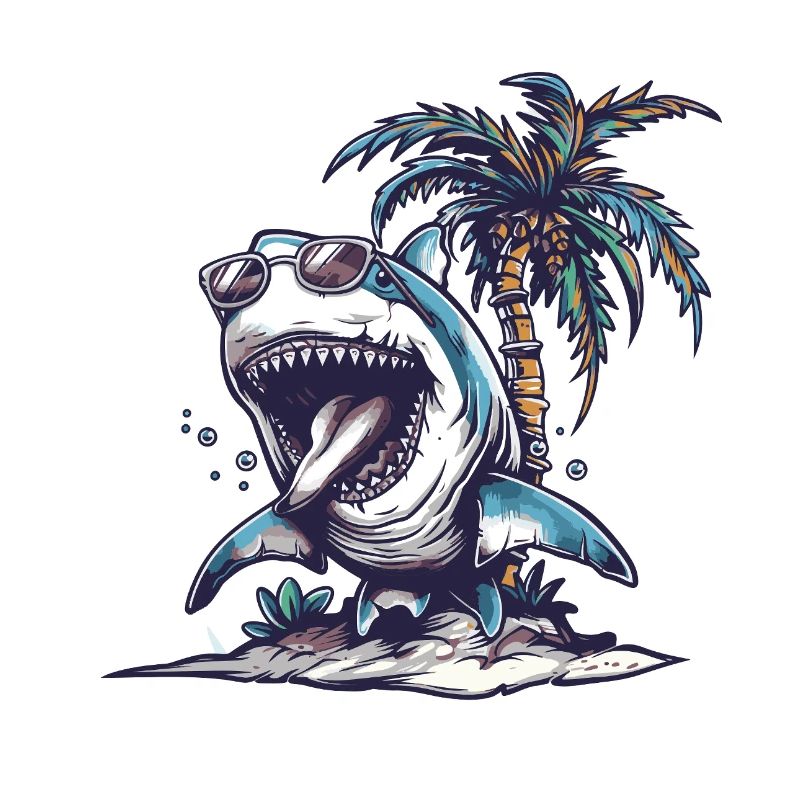 Shark Island Palm Tree