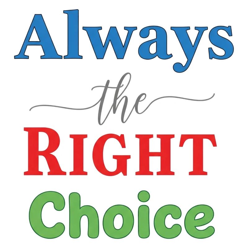 Conception typographique multicolore vive