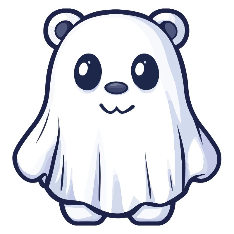 Bear Halloween Ghost