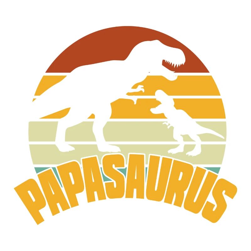 Papasaurus Father's Day Dinosaur T-Rex Gift Idea