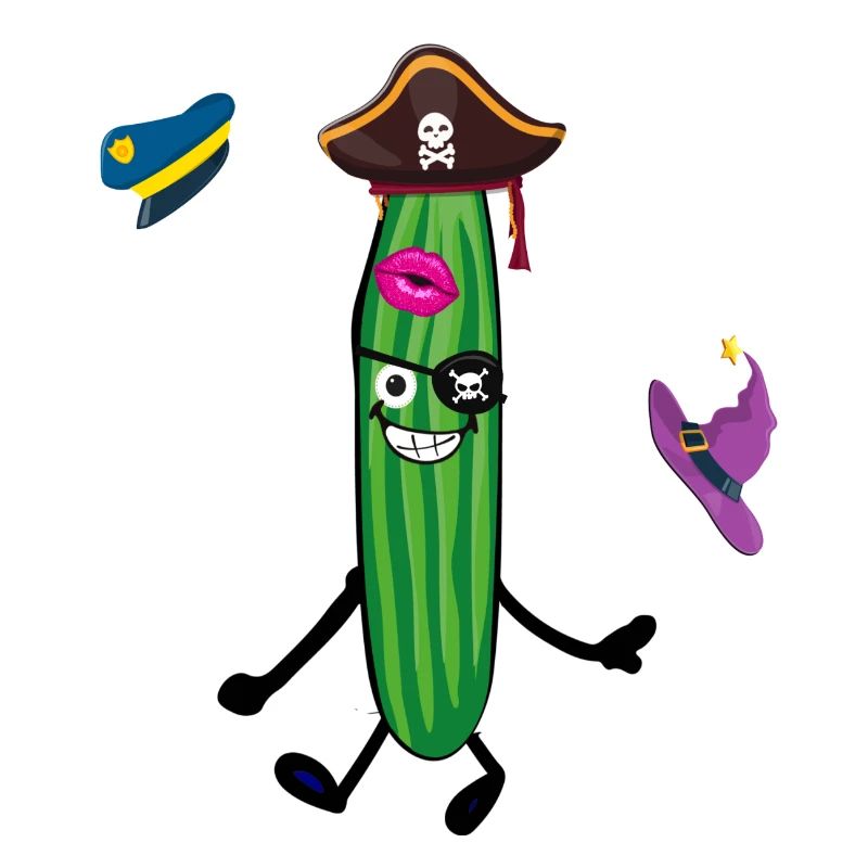 concombre de carnaval, concombre, carnaval, pirate, marin