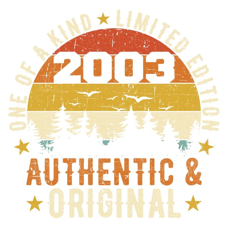 Original 2003 Geburtstagsgeschenk 2003 Authentisch