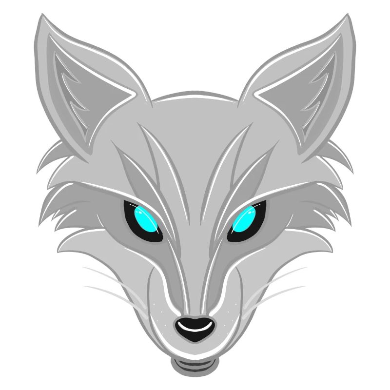 Silver Fox - Elegant Animal Lover Design