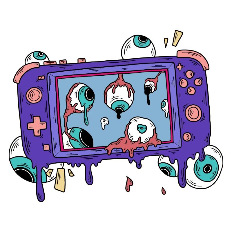 ZOMBIE SPIELEKONSOLE GAME CONTROLLER