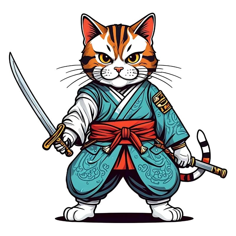 Samurai cat