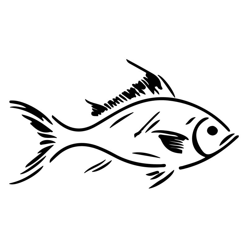 Silhouette de poisson