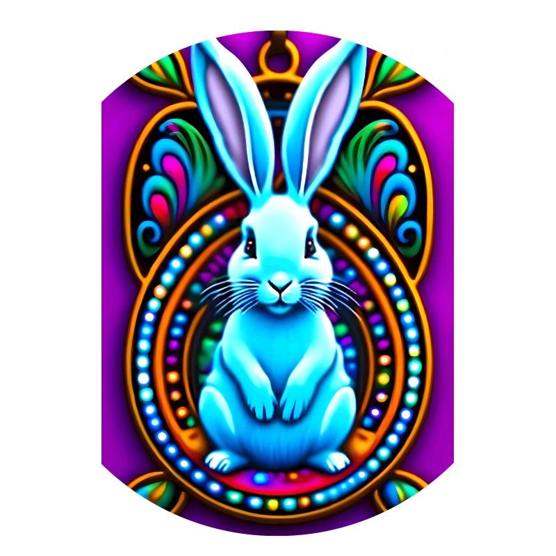 Psychedelic Easter Bunny
