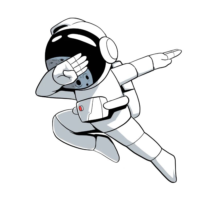 Dabbing Astronaute