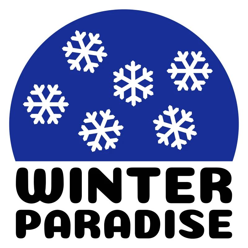 Winter paradise (sky vaults, snowflakes)