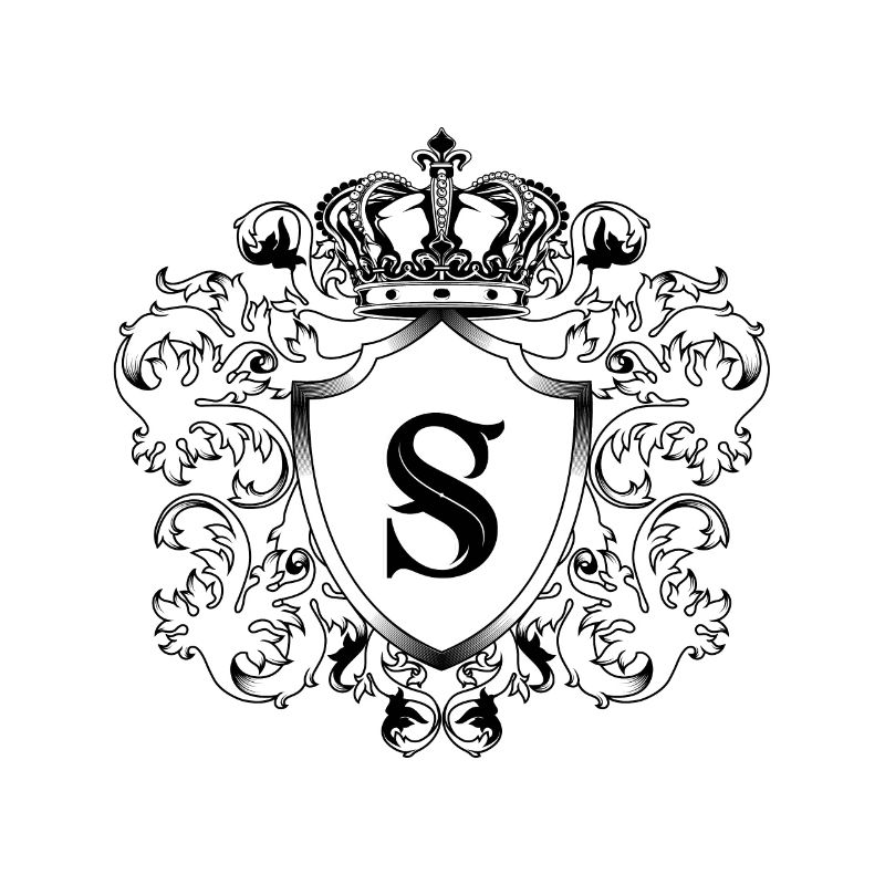 S Buchstabe Wappen