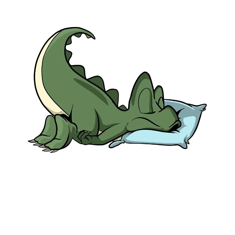 Schlafender T-Rex Dinosaurier