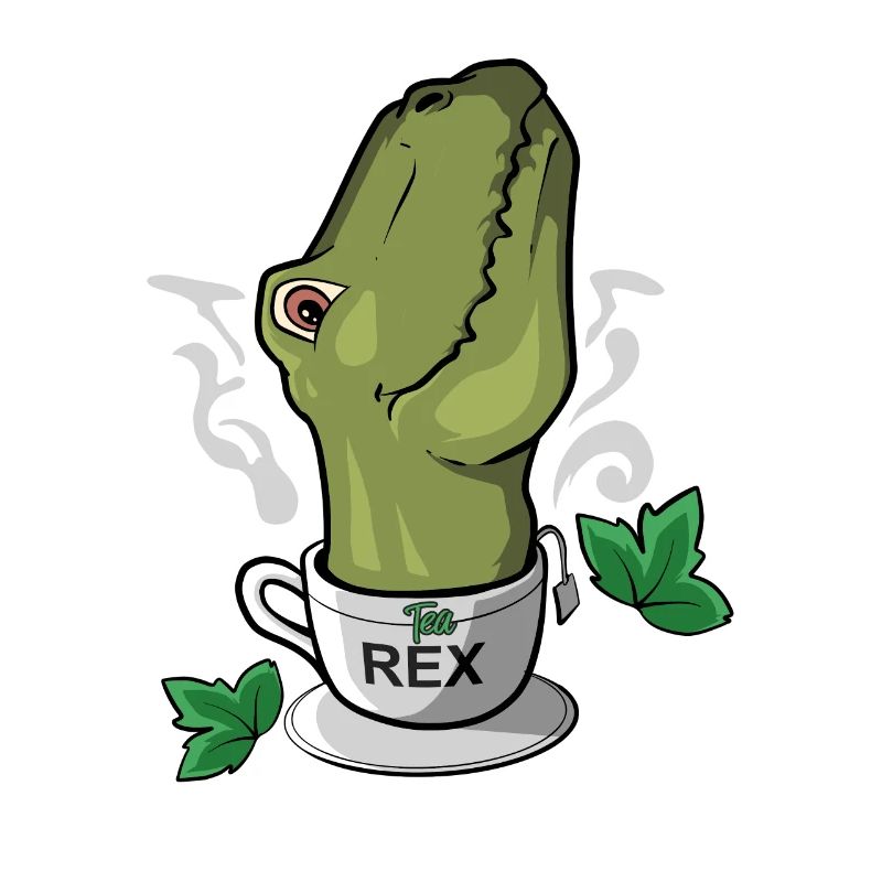 Tea-Rex Tea Time Teetrinker Dinosaurier