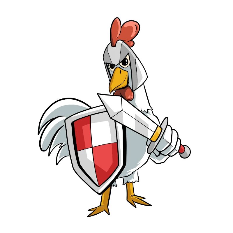 Gladiator Chick Chicken Rooster