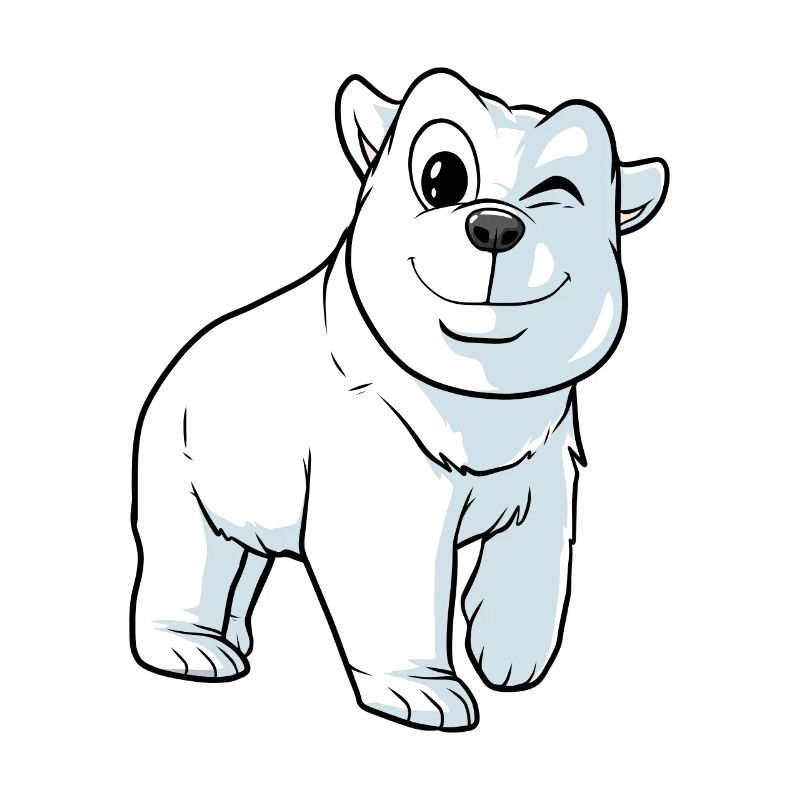 Niedlicher Eisbär