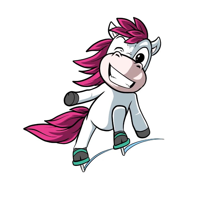 Figure skater Einhorn Ice Skating