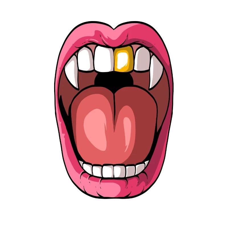 Drôle de dents de vampire Dracula