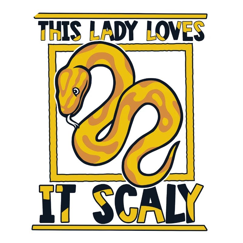 Cette dame l’aime Scaly Python Snake Banana