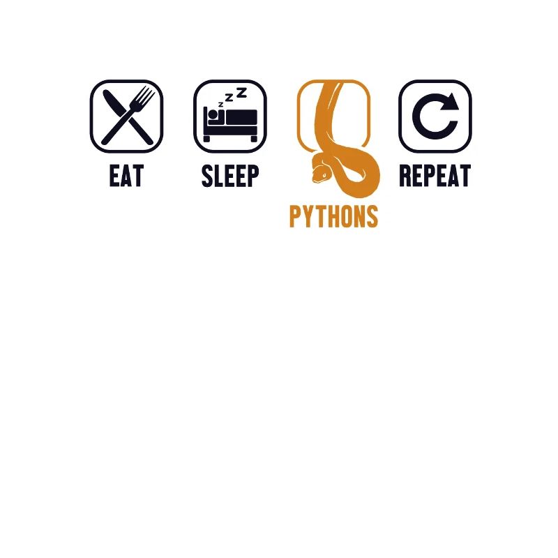 Eat Sleep Pythons Repeat Python Snake Banana