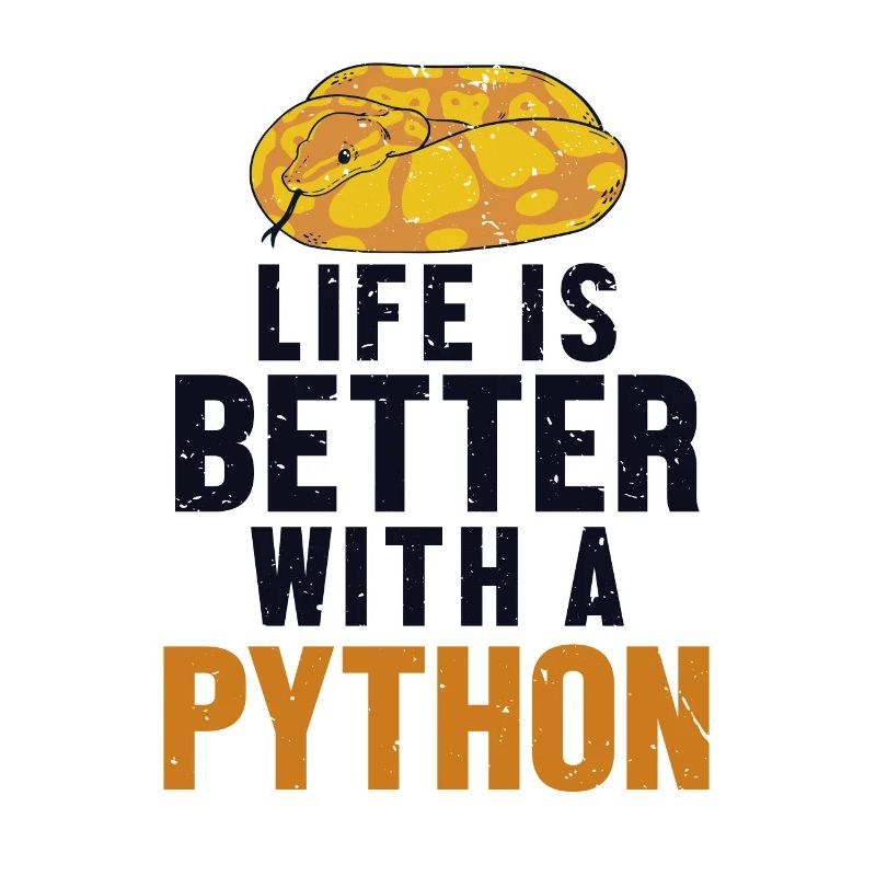 La vie est meilleure avec une boule de banane serpent Python