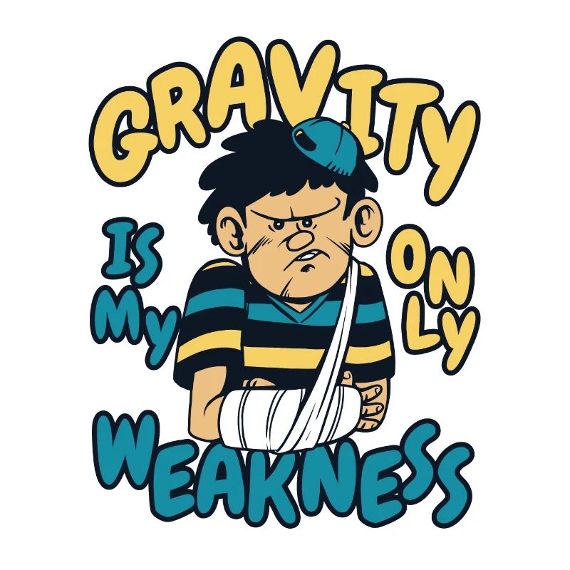 Gravity Is My Only Weakness Broken Finger Bone