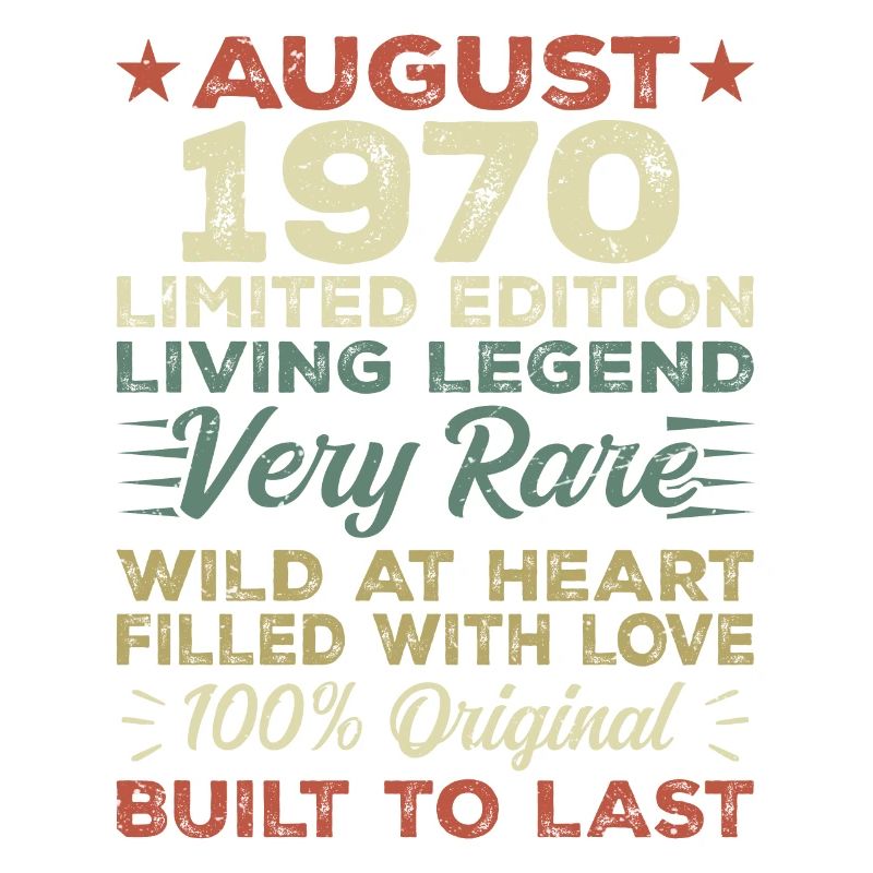 August 1970 - Gift Idea for August 1970 - 1970