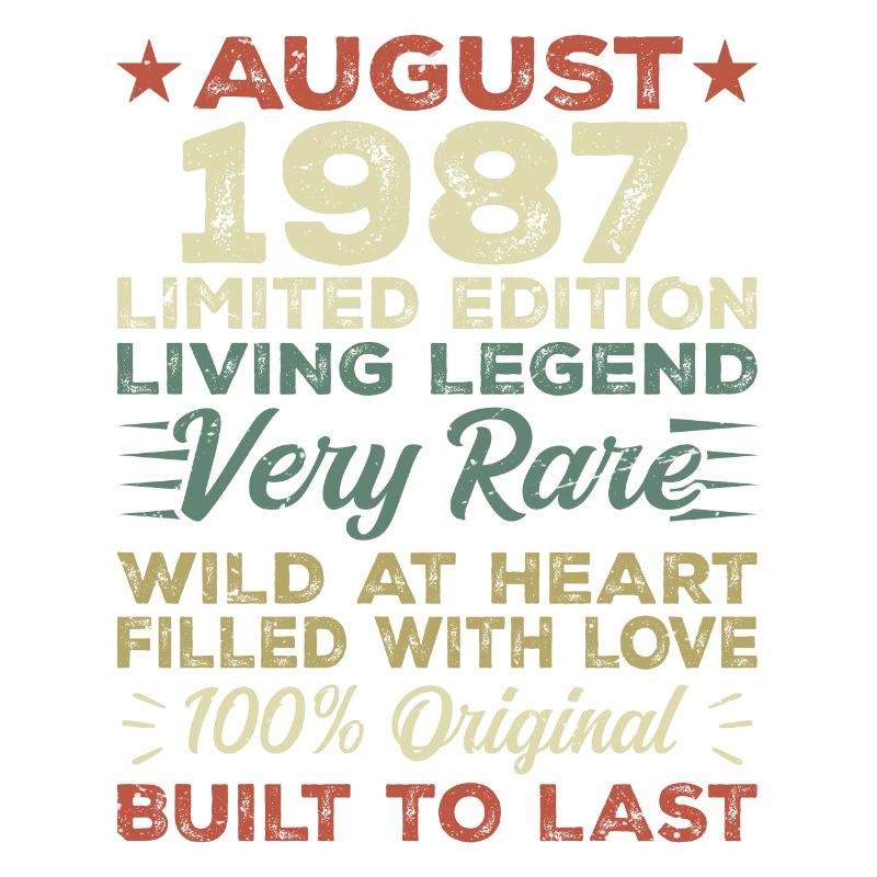 August 1987 - Geschenkidee Für August 1987 - 1987