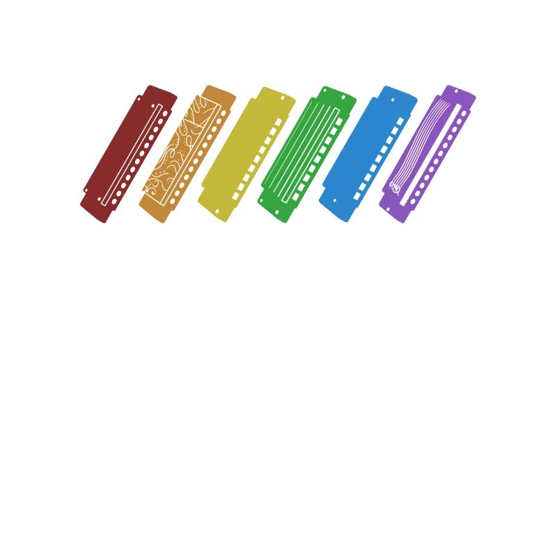 Harmonica LGBT Rainbow Harmonist Harmonicist