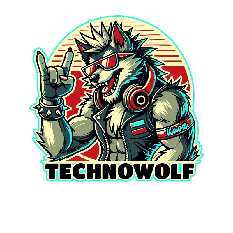 Techno-Wolf: Electronic Music Beats