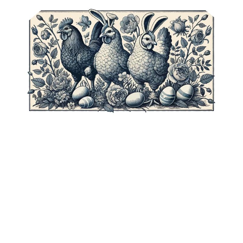 Easter Chickens Vintage Easter Bunny Chicken Aesthetic