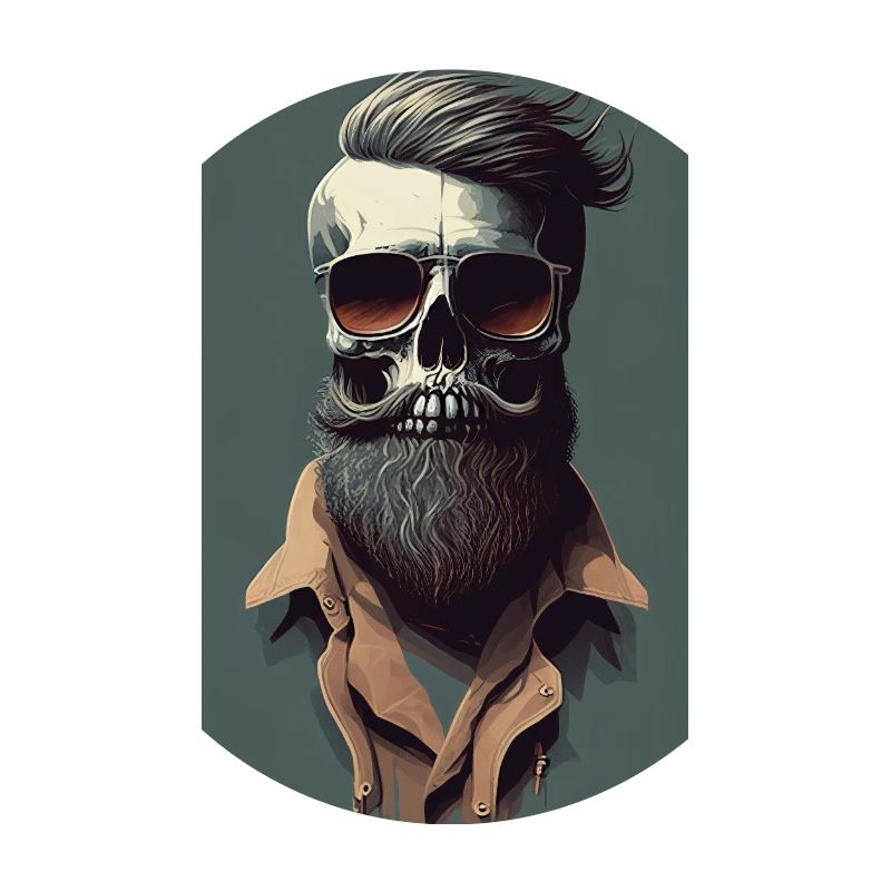 Crâne de hipster