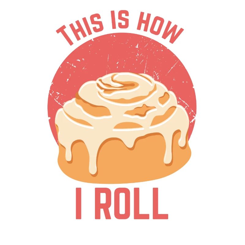Cinnamon Cinammon Roll design I Funny biscuits