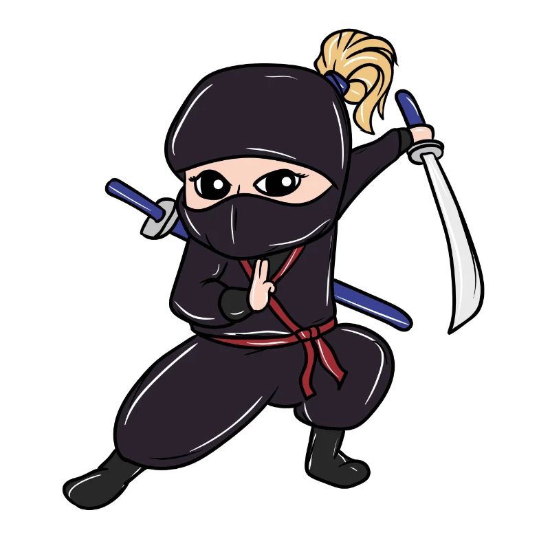 Perfektes Kinder Samurai, Ninja, Ninjas Geschenk